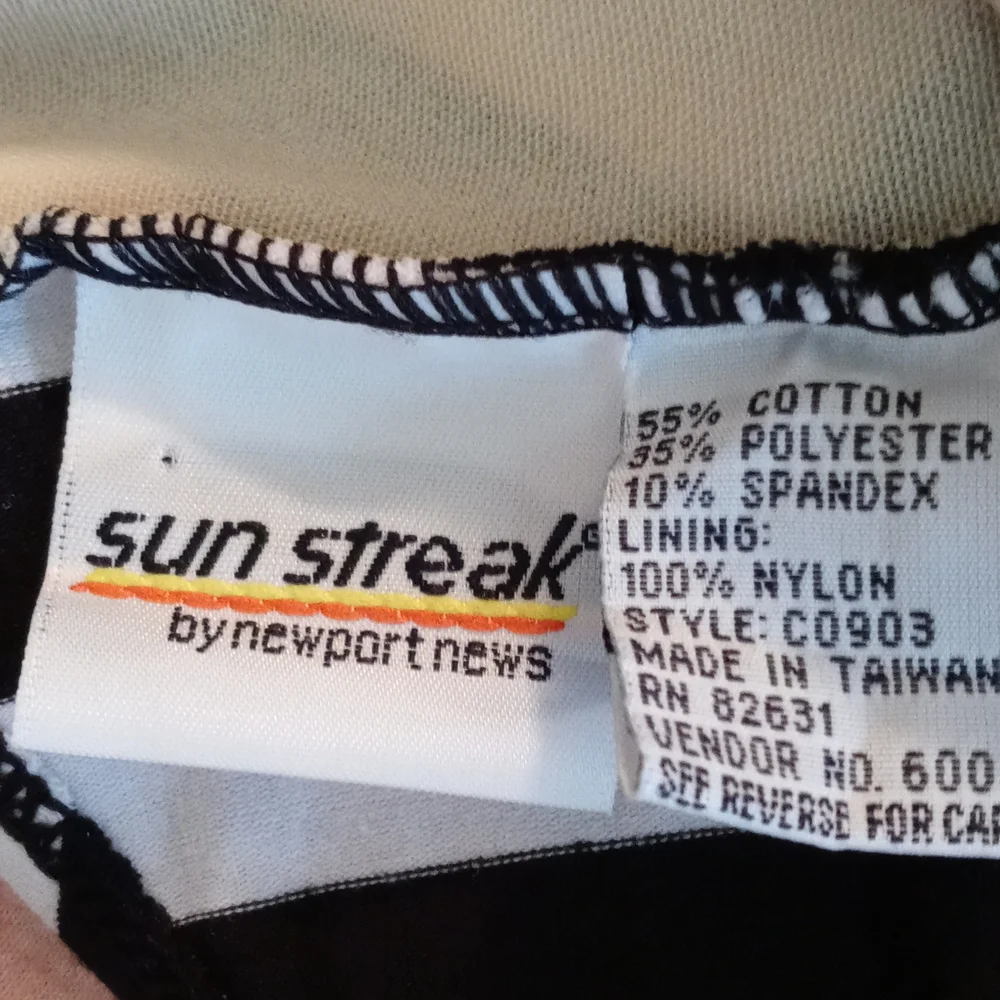 NWT Sun Streak by Newport News One Piece Swimsuit - Picture 6 of 10